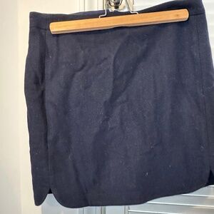 Navy mini skirt